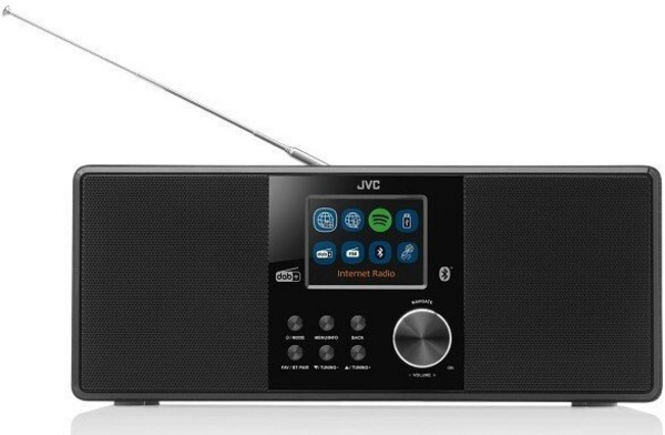 Radio JVC RA-E981B, e zezë