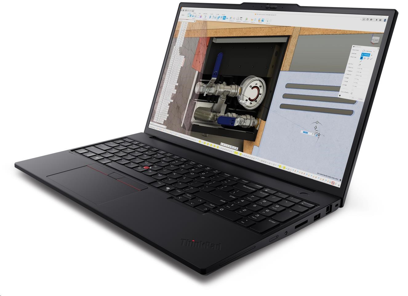 Laptop Lenovo ThinkPad P16v G3, Ultra 7 255H, 32GB RAM, 1TB SSD, 16" WUXGA, i zi