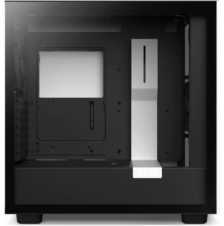 Kasë kompjuteri NZXT H7, USB-C, xham, e zezë / bardhë