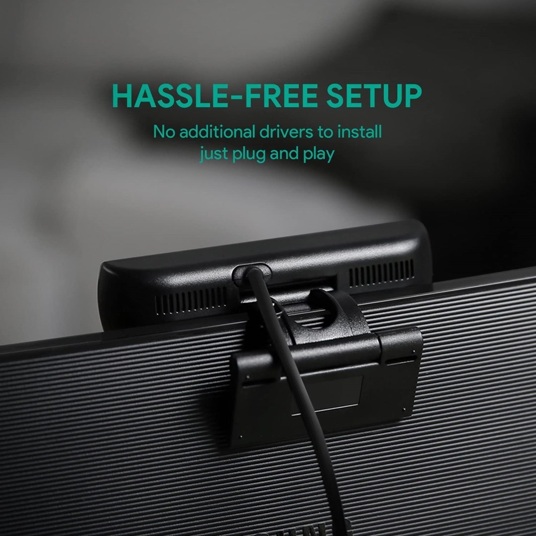 Kamera web Aukey PC-LM1E, Full HD 1080p, 2MP, e zezë