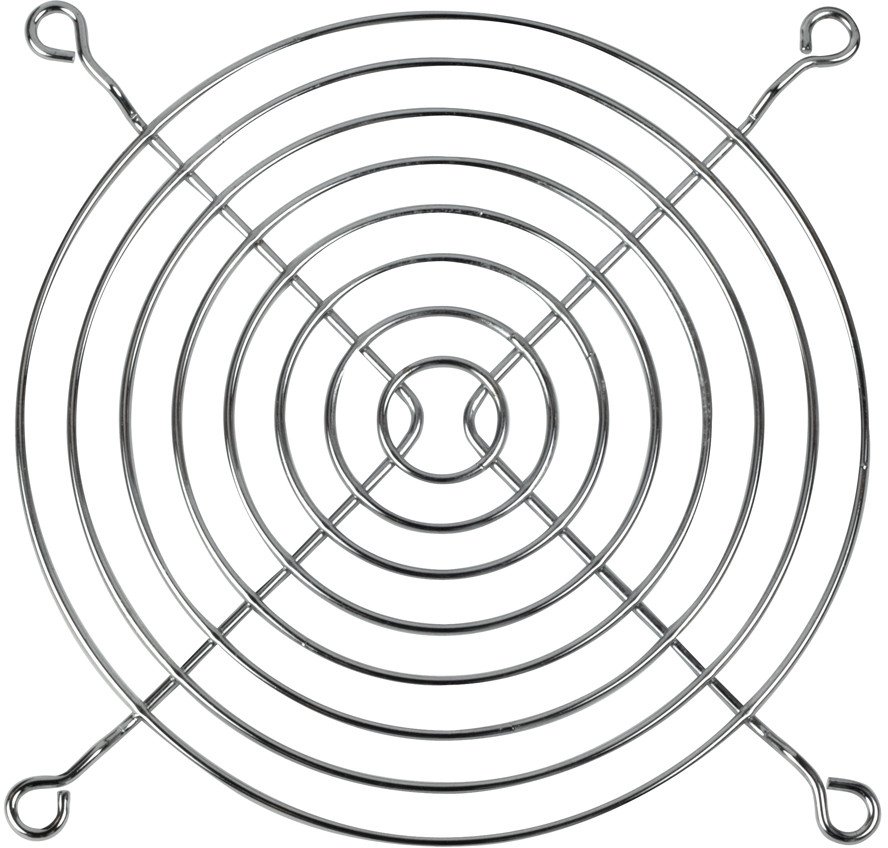 Grill ventilatori Arctic Fan, 120mm, metalik, argjendtë