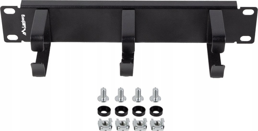 Organizues kabllosh Lanberg Type B, 10", 1U, i zi