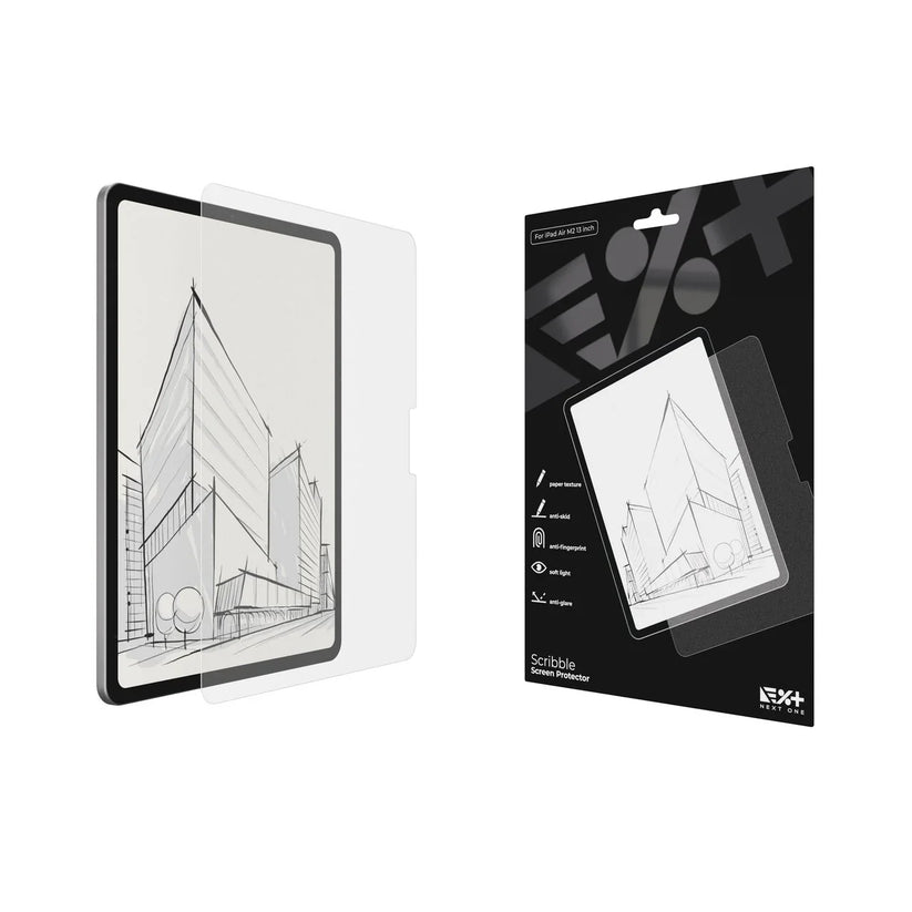 Mbrojtës ekrani NOA, teksturë letre, për iPad Air 13" M2, transparent