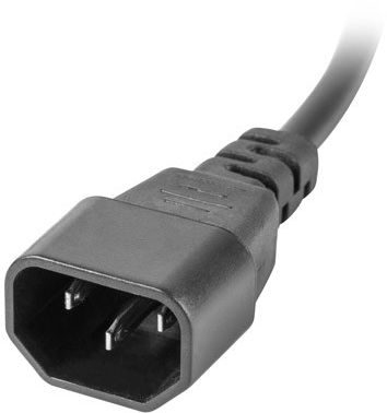 Rrymëndarës kabineti Lanberg PDU-10I-0200-IEC-BK, 19" 1U, 10x IEC C13, 2m, i zi