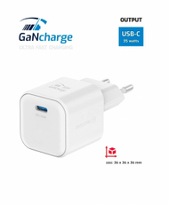 Karikues muri Swissten GaN, 1x USB-C, 35W Power Delivery, i bardhë
