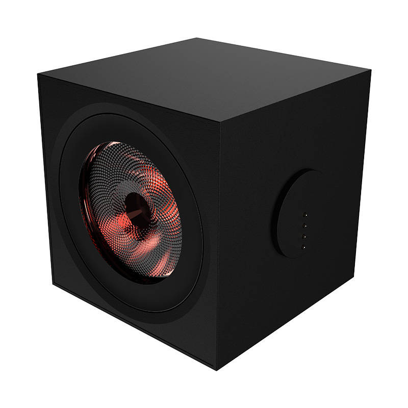 Llambë smart Yeelight Smart Cube YLFWD-0005, RGB, kompatibil me Matter, e zezë