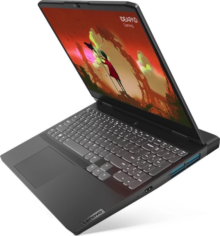 Laptop Lenovo IdeaPad Gaming 3, 15.6" 120 Hz, AMD Ryzen 7 7735HS, 16 GB RAM, 512 GB SSD, NVIDIA GeForce RTX 3050, i zi