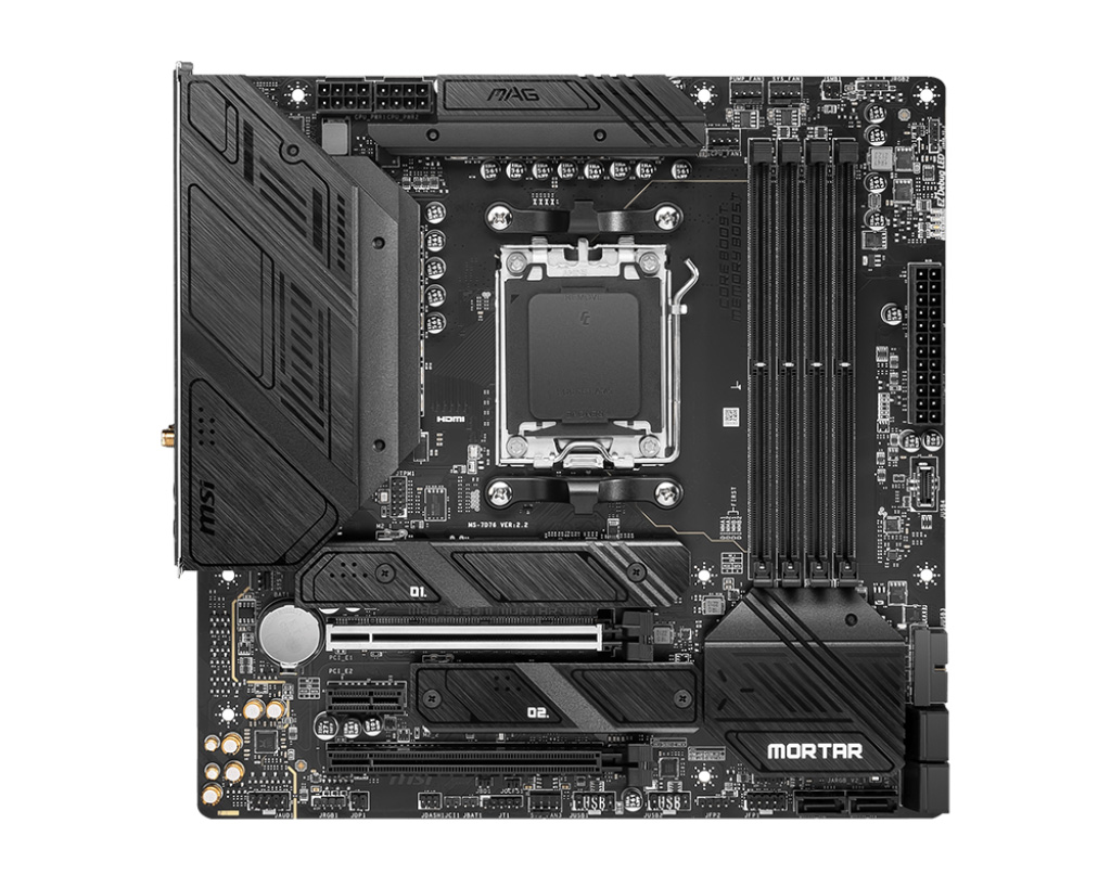 Pllakë amë MSI MAG B650M Mortar WIFI, Micro-ATX, DDR5, AMD AM5