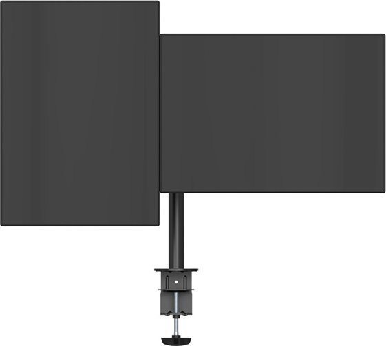 Kllapë tavoline Ultradesk UD-SKEL-DB, për 2 monitorë 17"-30", VESA 75x75 100x100, e zezë