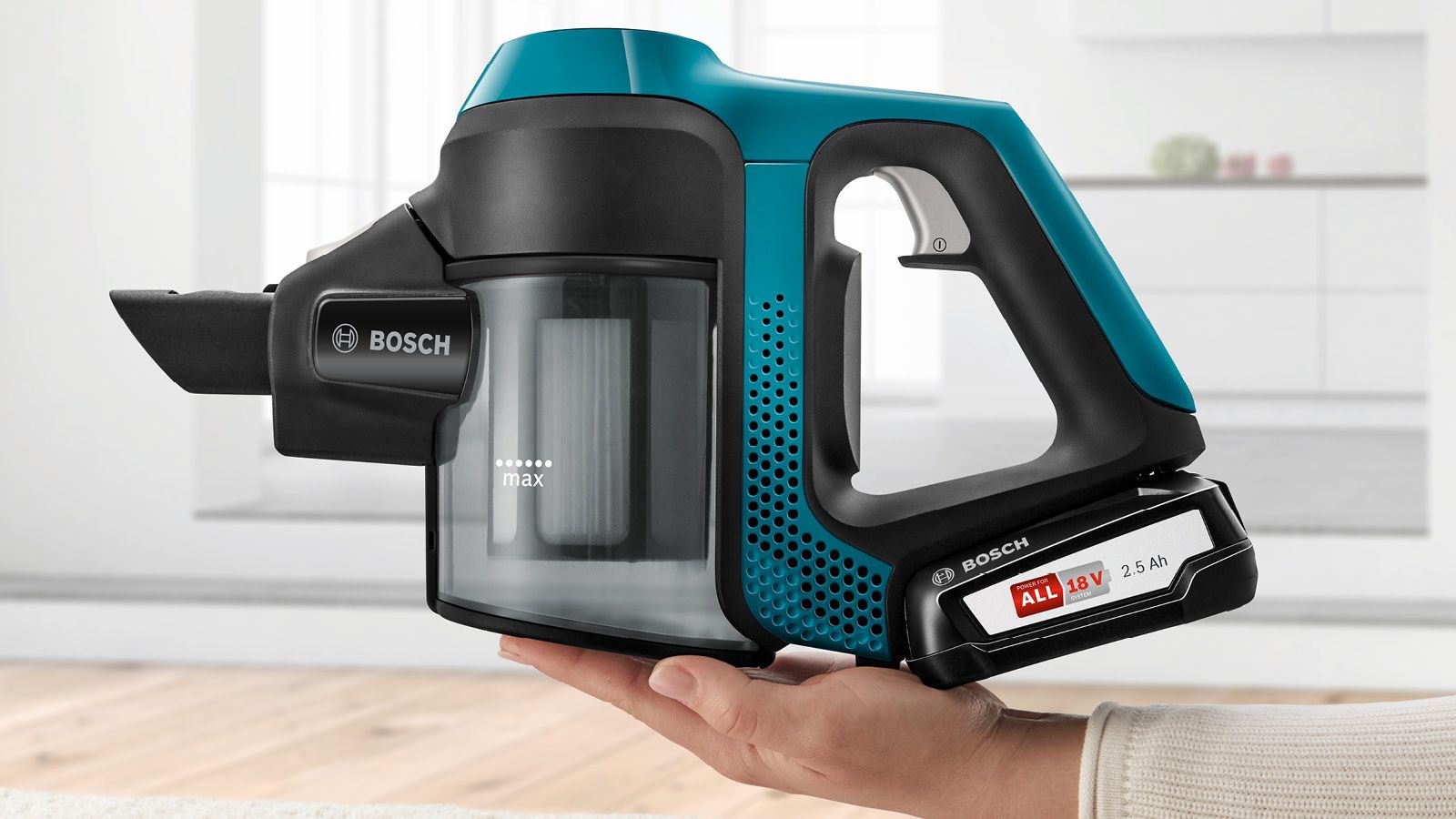 Fshesë pa kabllo Bosch Unlimited BBS611LAG, 18V, motor brushless, gri