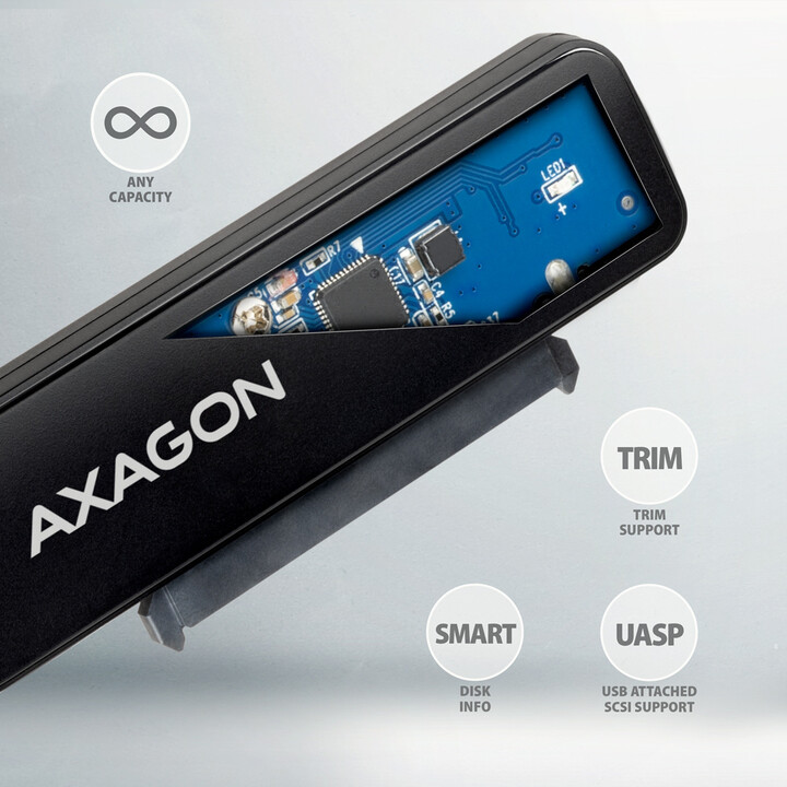 [OUTLET] Docking station Axagon ADSA-FP2A USB-A, SATA 6G