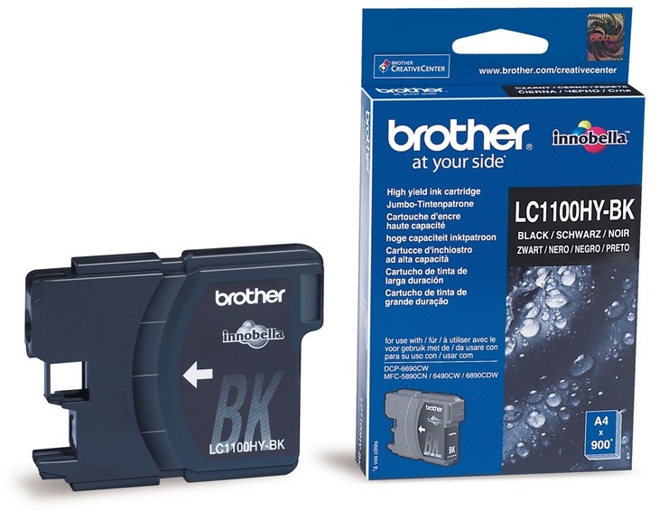 Ngjyrë për printer Brother BT-1100HYBK, e zezë