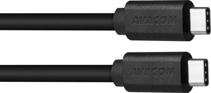 Кабел Avacom USB-C - USB-C, 1м, црн