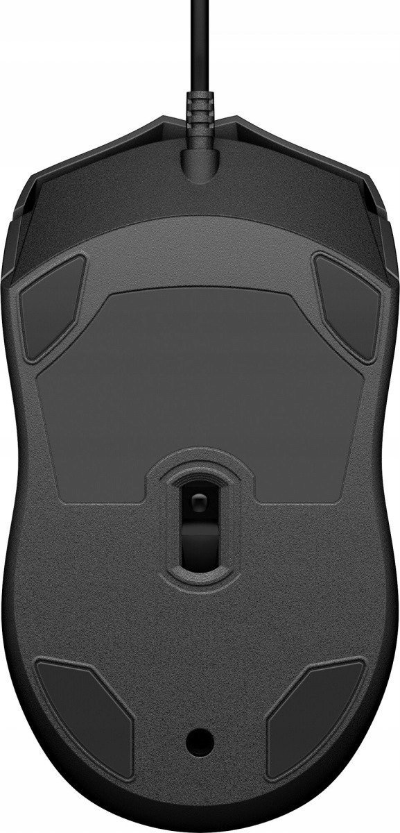 Mouse HP 105, optik me kabllo USB, 3 butona, i zi