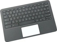 Mbulesë me tastierë HP, për ChromeBook 11A G6, anglisht britanike, e zezë