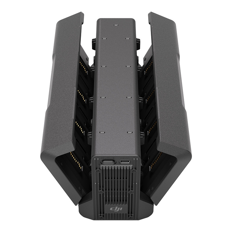 Hub karikues baterish DJI TB51, deri 8 bateri, USB C 65W, i zi