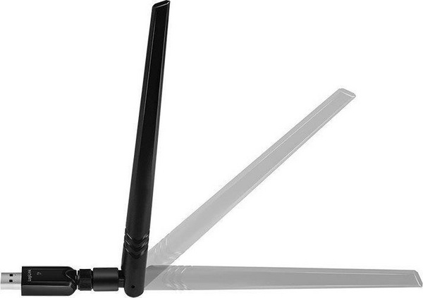 Kartelë e jashtme e rrjetit LogiLink WL0246, Wi-Fi 5, 1200 Mbps, e zezë
