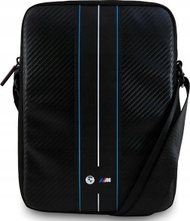 Çantë tablet BMW M Series Carbon Blue Stripes, 9-10", najlon, e zezë