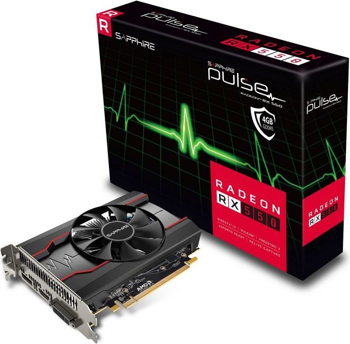 Kartelë grafike Sapphire Radeon RX 550 Pulse G5 4GB GDDR5