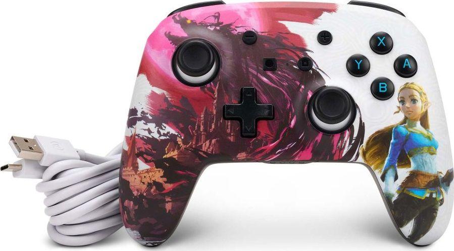 Kontroller PowerA Blood Moon Zelda, wireless, shumëngjyrësh