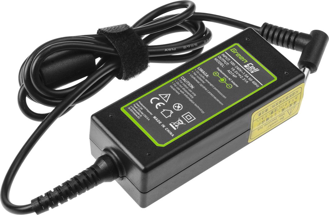 Karikues për laptopë Green Cell 45 W, 3 mm, 2.3 A, 19.5 V