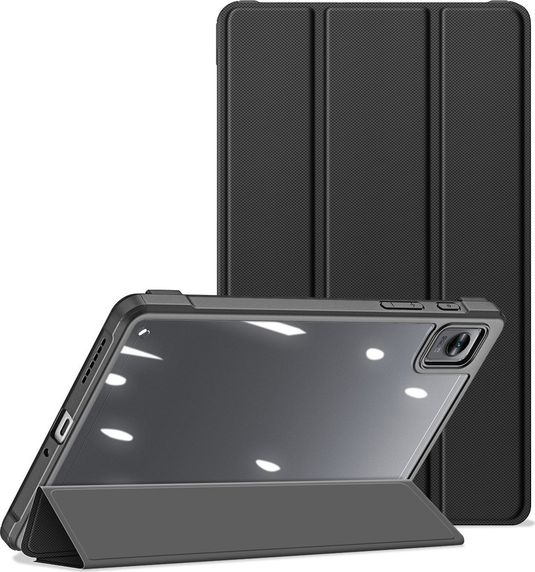 Mbulesë tableti Dux Ducis Toby, për Realme Pad Mini, me mbajtëse stylus, e zezë
