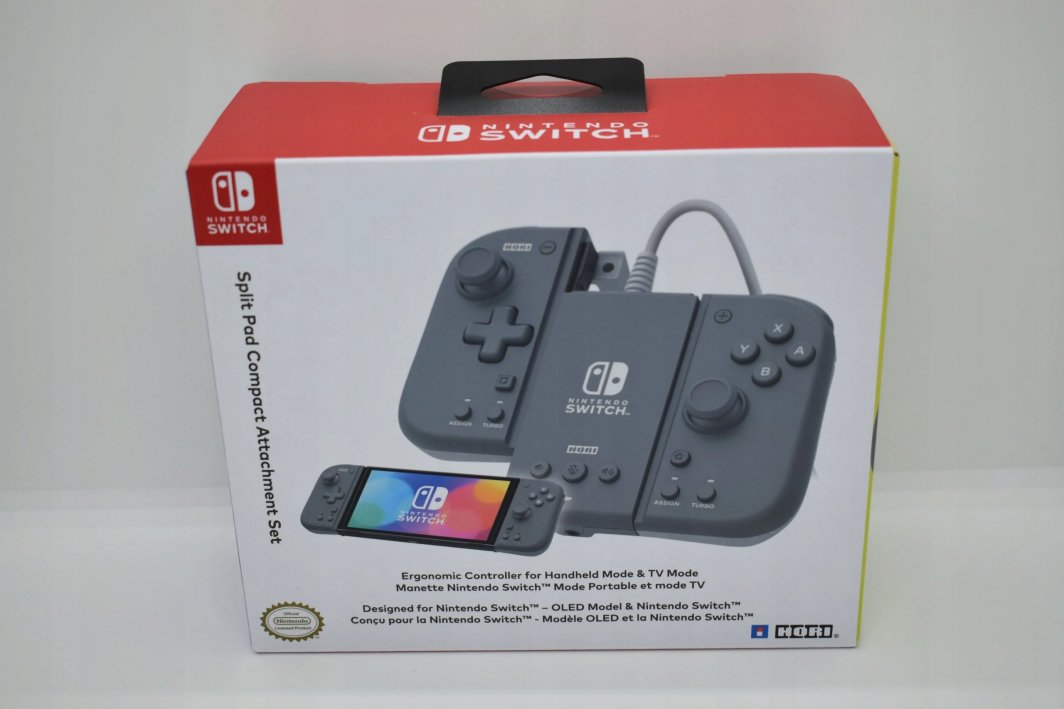 Kontroller Nintendo Split Pro Attach Set, me kabllo, i hirtë