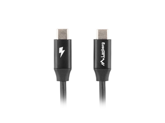 Kabllo Lanberg, USB Type-C / USB Type-C, 1.8 m, e zezë