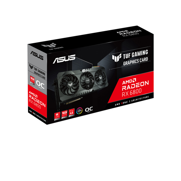 Kartelë grafike ASUS TUF Gaming TUF-RX6800-O16G-GAMING AMD Radeon RX 6800 16 GB GDDR6