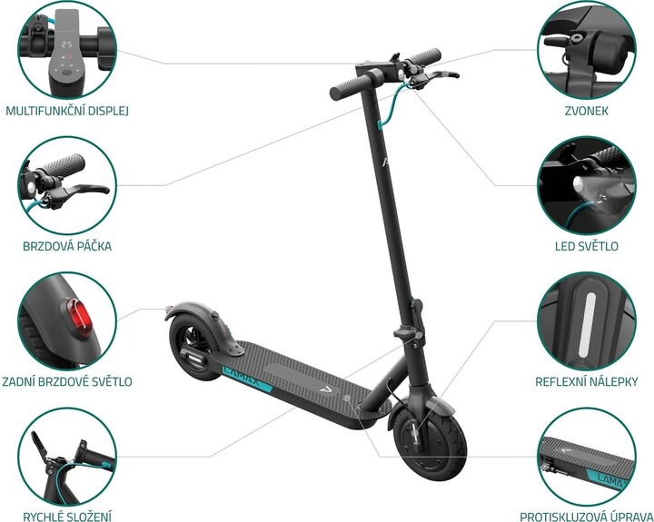 [OUTLET] Skuter elektrik LAMAX E-Scooter S7500 Plus, i zi