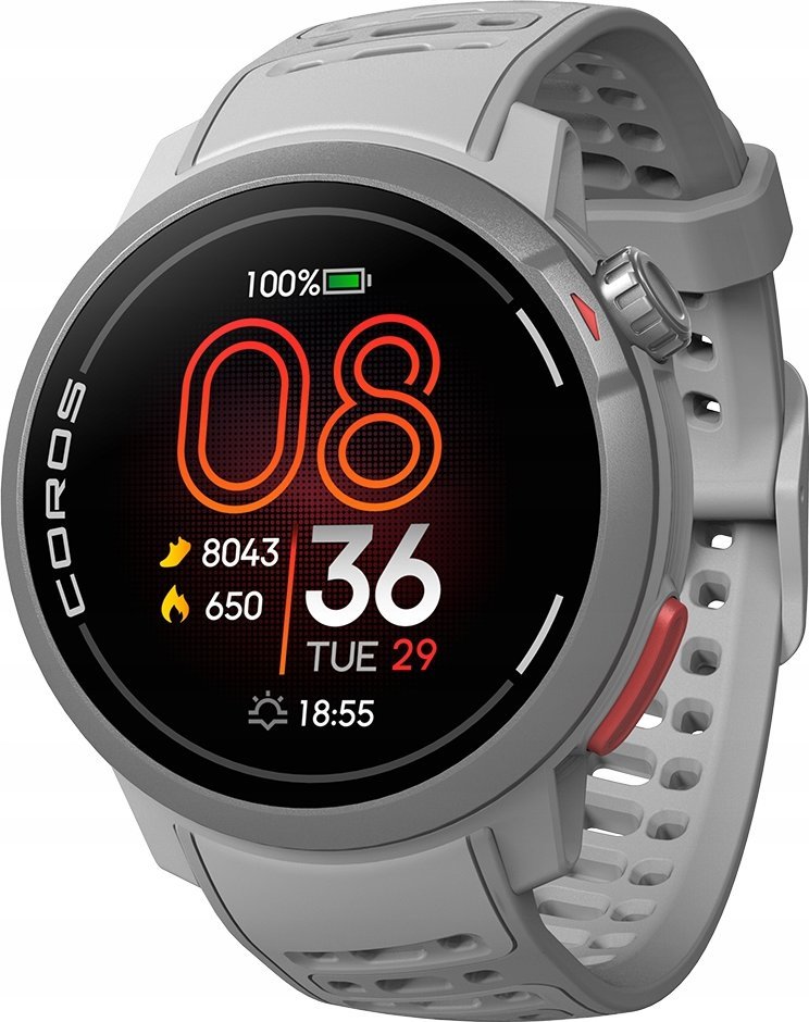 Ora sportive Coros Pace Pro, GPS, ekran AMOLED Always On, e zezë