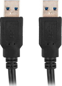 Kabllo USB Lanberg USB A në USB A, 0.5 m, USB 3.0, e zezë