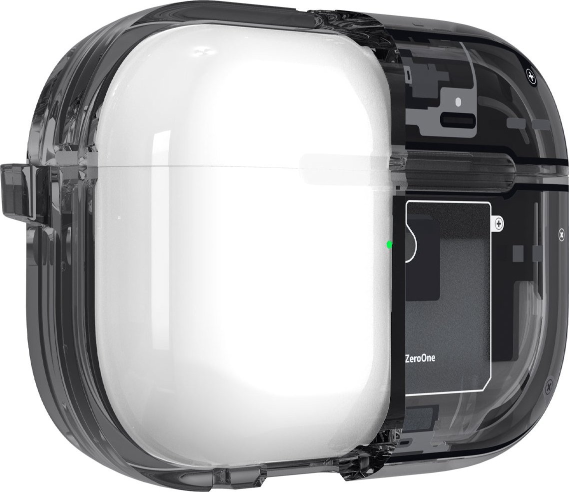 Mbështjellës për Apple AirPods Pro 2 Spigen Ultra Hybrid, e zezë