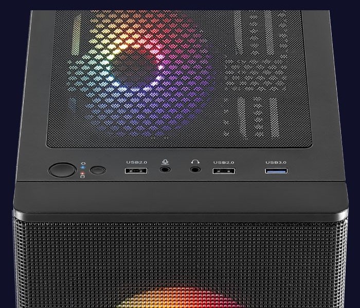 Kullë PC Aerocool Designer G BK v1, MIDI Tower, xham i temperuar, e zezë