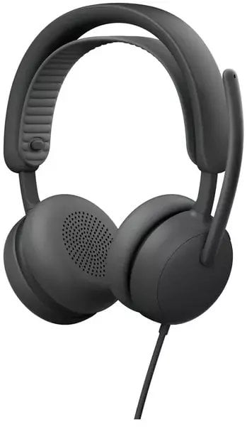 Слушалки со кабел Logitech Zone Wired 2, USB, ANC, графит