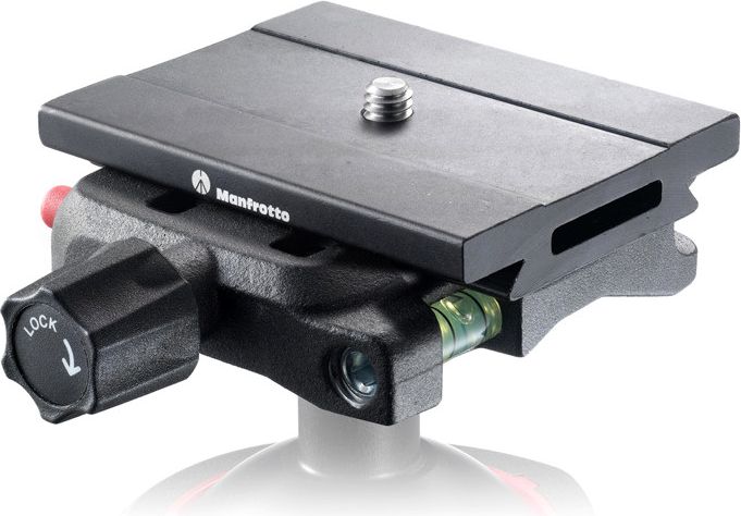Adapter stativi Manfrotto MSQ6, për pllaka ARCA, alumini, i zi