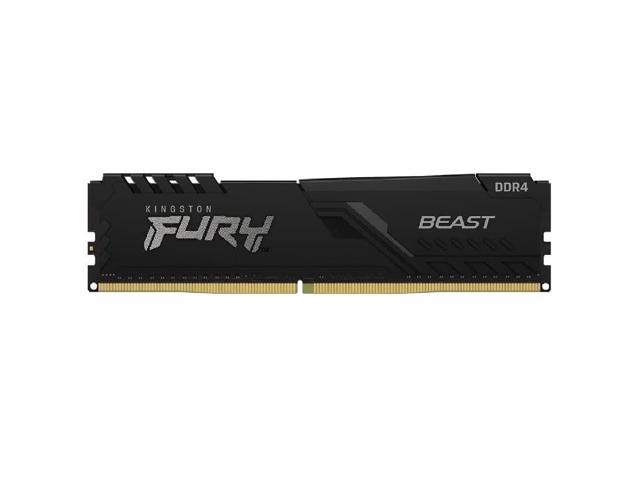 Memorie RAM Kingston Fury Beast 16GB, DDR4 3200MT/s, CL16, e zezë