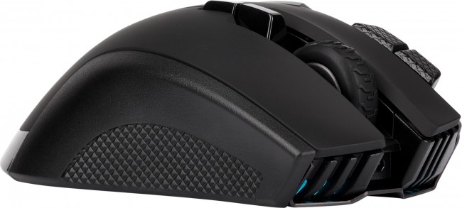 Гејминг глушец Corsair IRONCLAW RGB Wireless, безжичен, црн