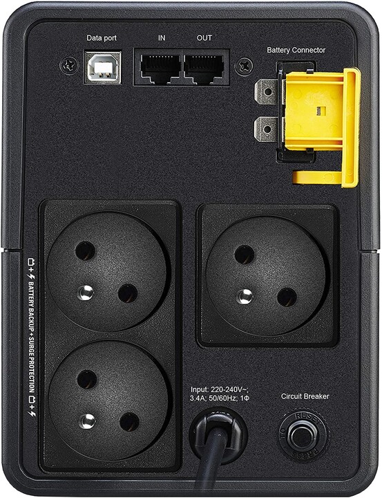 UPS APC Back 750VA, 410W, FR, i zi