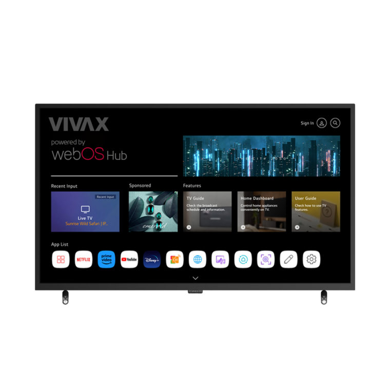 Televizor Vivax TV-43S60WO, 43", LED, Full HD, Smart, webOS
