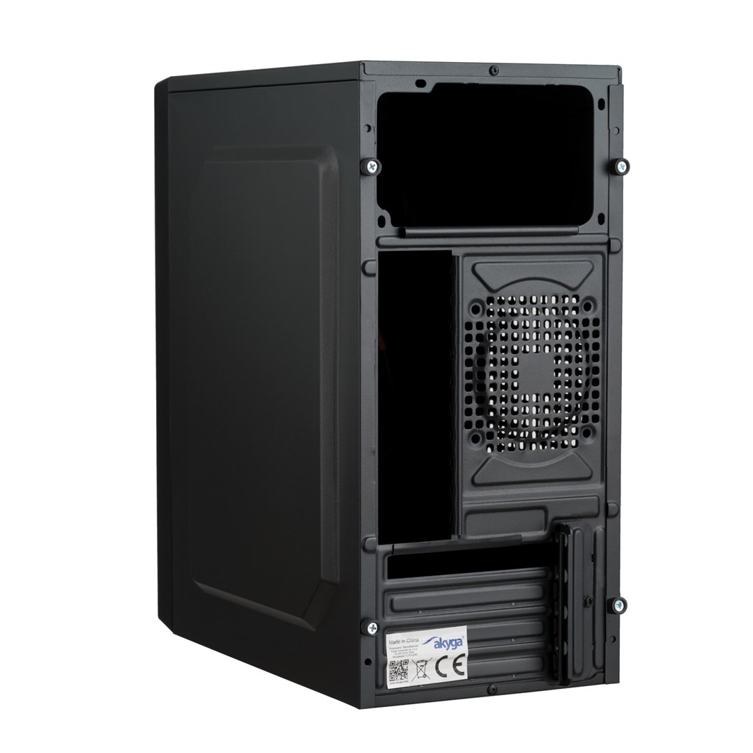 Kuti kompjuteri Akyga AK35BK Micro Tower, Micro ATX, USB 2.0, e zezë
