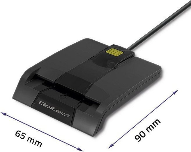 Lexues kartelash Qoltec SCR-0634, USB Type C dhe USB, i zi