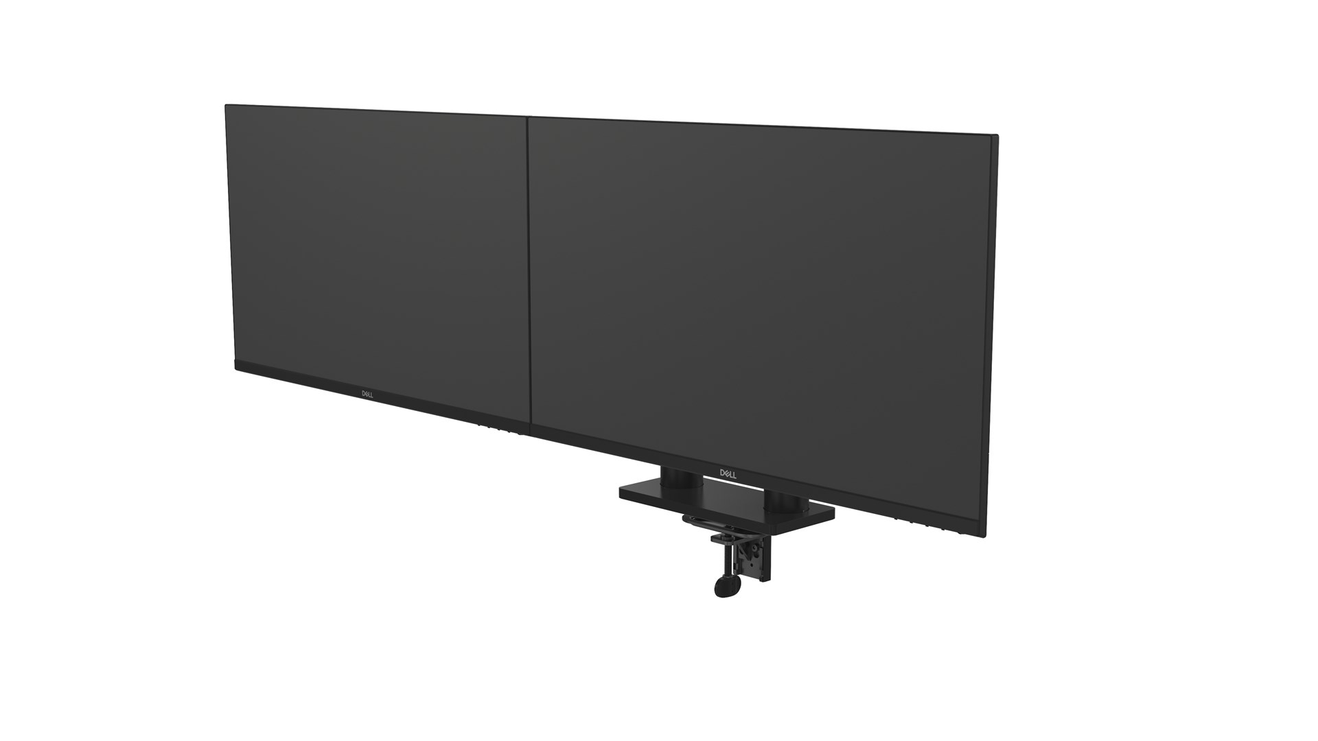 Standi për dy monitorë Dell 482-BBDL, 19"–38", VESA 100x100, deri 10 kg, i zi