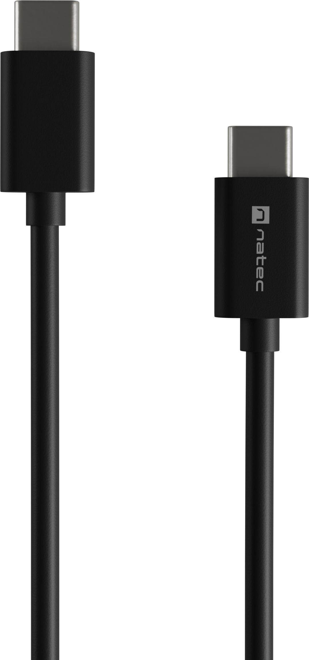 Kabllo USB Natec Prati NKA-2147, USB-C në USB-C, 2 m, 100W, e zezë