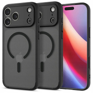 Kapak telefoni Spigen Ultra Hybrid MagSafe për iPhone 17 Pro, rezistent ndaj goditjeve, Frost Black, i zi