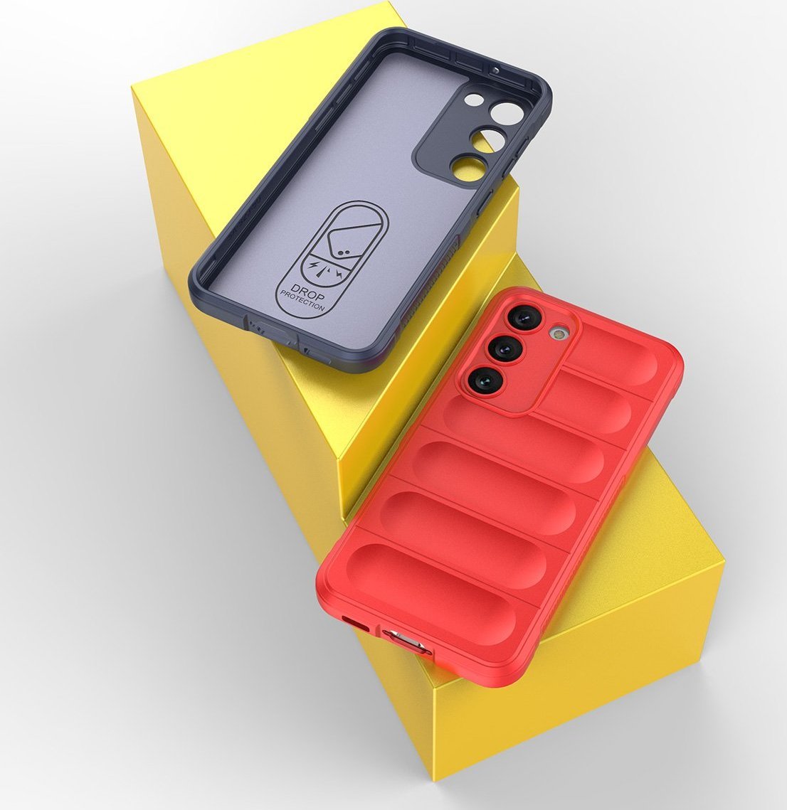 Mbështjellës telefoni Hurtel Magic Shield Case për Samsung Galaxy S23 Plus, fleksibël, i blinduar, blu