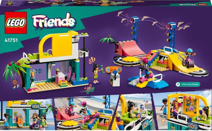 Set LEGO® Friends 41751 Skate Park, 431 pjesë