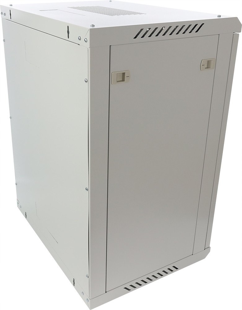 Kabinet RACK për mur RWA1864-G, 18U 19", 600x450 mm, gri