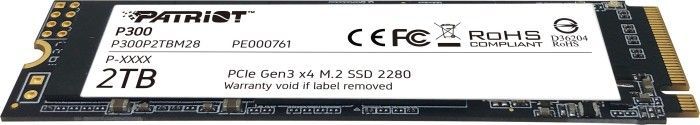 Disk SSD Patriot P300 2TB M.2 2280 PCI-E x4 Gen3 NVMe (P300P2TBM28)