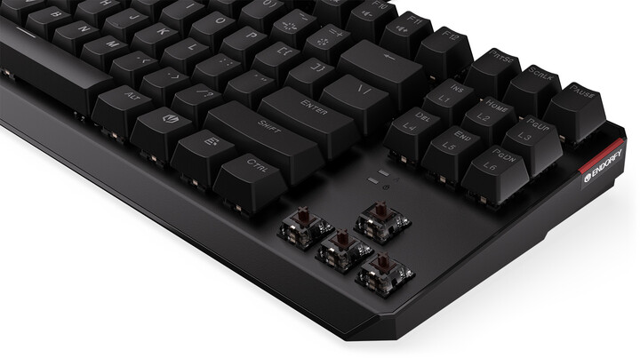 Tastierë Endorfy Thock TKL Brown, Kailh Brown, US, e zezë